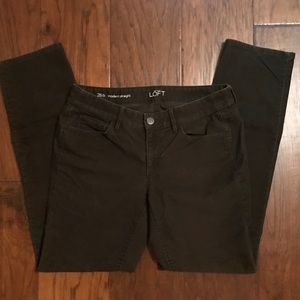 Loft Straight Leg Corduroy